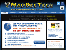 Tablet Screenshot of madbeetech.com